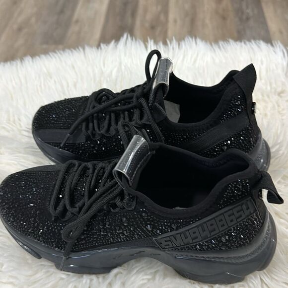 STEVE MADDEN RHINESTONES SNEAKERS SIZE 8.5 - Picture 2 of 8